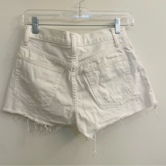 Free People We the Free Sofia Distressed Denim Shorts with Button Fly Size: 25 - Picture 7 of 10